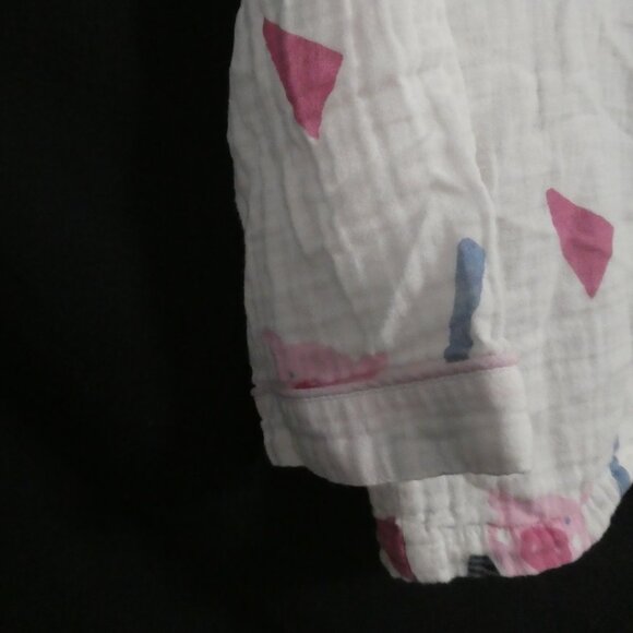 Unbranded | medium | P2P 18 inches measured | Pig Pattern Button-Up Pajama Top - Picture 6 of 15